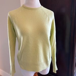 Ann Taylor lime green sweater